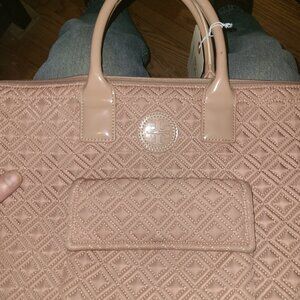 Tory Burch Quilted Zippered Bag Vintage